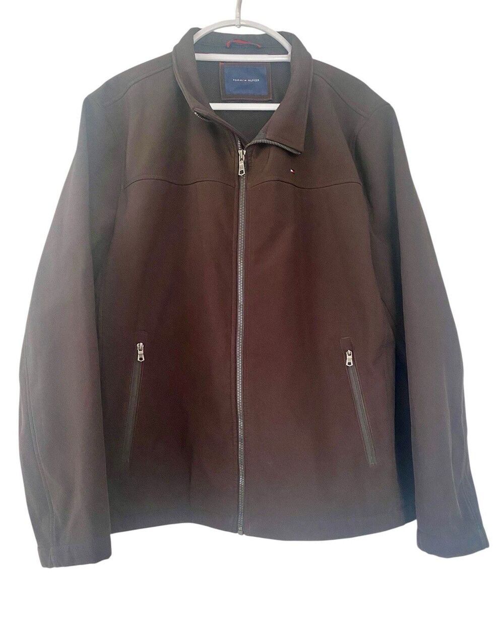 Tommy Hilfiger Mens Softshell  Performance Jacket XL Black Lightweight